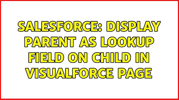 Salesforce: Display parent as lookup field on child in visualforce page