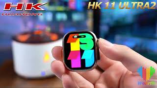 HK 11 ultra 2 water fall menu wearfit super Amoled Display big screen ##mrsgroupllc #gadget