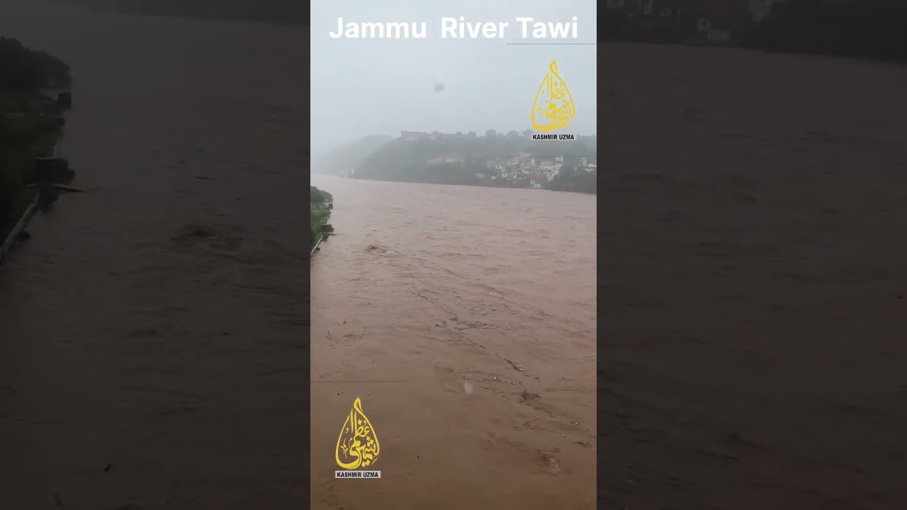 Heavy Rains Trigger Rise in Jammu Tawi River Water Levels