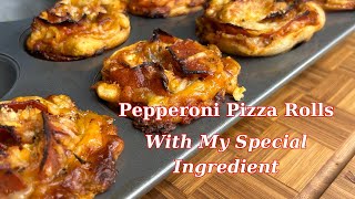Pepperoni Pizza Rolls With My Special Ingredient!
In todays video Im sharing my version of Pepperoni Pizza Rolls. I make them a little differently and I use a special ingredient that my family just loves. This is a yummy recipe and I know that your family will love them.
If you like this video, please give it a thumbs up and leave me a comment. If youre not subscribed to my channel, please consider subscribing.
Happy Baking ~ Wendy
Pizza dough - homemade or store bought
Pizza Sauce
Pizza Seasoning
Mozzarella Cheese
Seasoned Pizza Cheese
Pepperoni
Hot Honey - Secret Ingredient
Bake at 400F for 15-20 minutes
Like & Subscribe for more baking and cooking goodness
https://www.youtube.com/channel/simplywendylivelovebake
Follow Me:
Website - https://www.simply-wendy.com
Instagram - https://instagram.com/wendykernmurphy/
https://www.tiktok.com/@the_bakers_loft Pepperoni Pizza Rolls With My Special Ingredient!