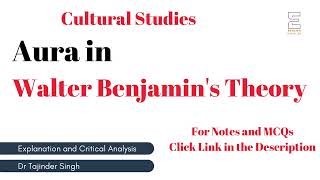 Aura in Walter Benjamin’s Theory | UGC NET NTA English | Cultural Studies