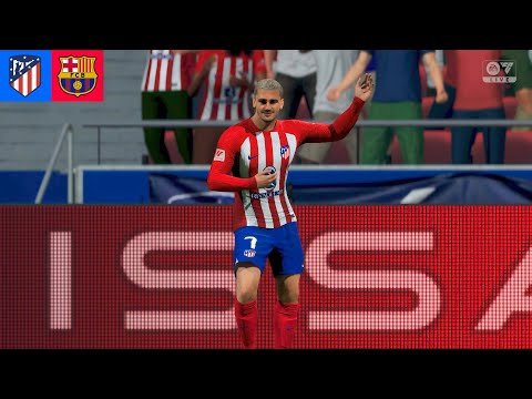 FC 24 Atlético de Madrid vs FC Barcelona Spanish La Liga 2324 Full Match PS5 4K60