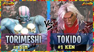 SF6 ▰ Ranked #1 Dhalsim ( Torimeshi ) Vs. Ranked #1 Ken ( Tokido )『 Street Fighter 6 』