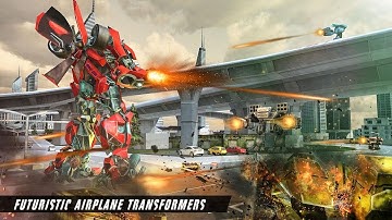 Future Airplane Robot Transformation Wars (By Awesome Gamez) Android Gameplay HD