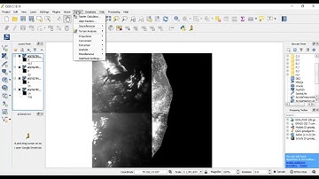 Mosaic Raster Images using QGIS