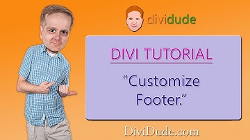 Divi 3 Tutorial: Customize Footer - Video 3