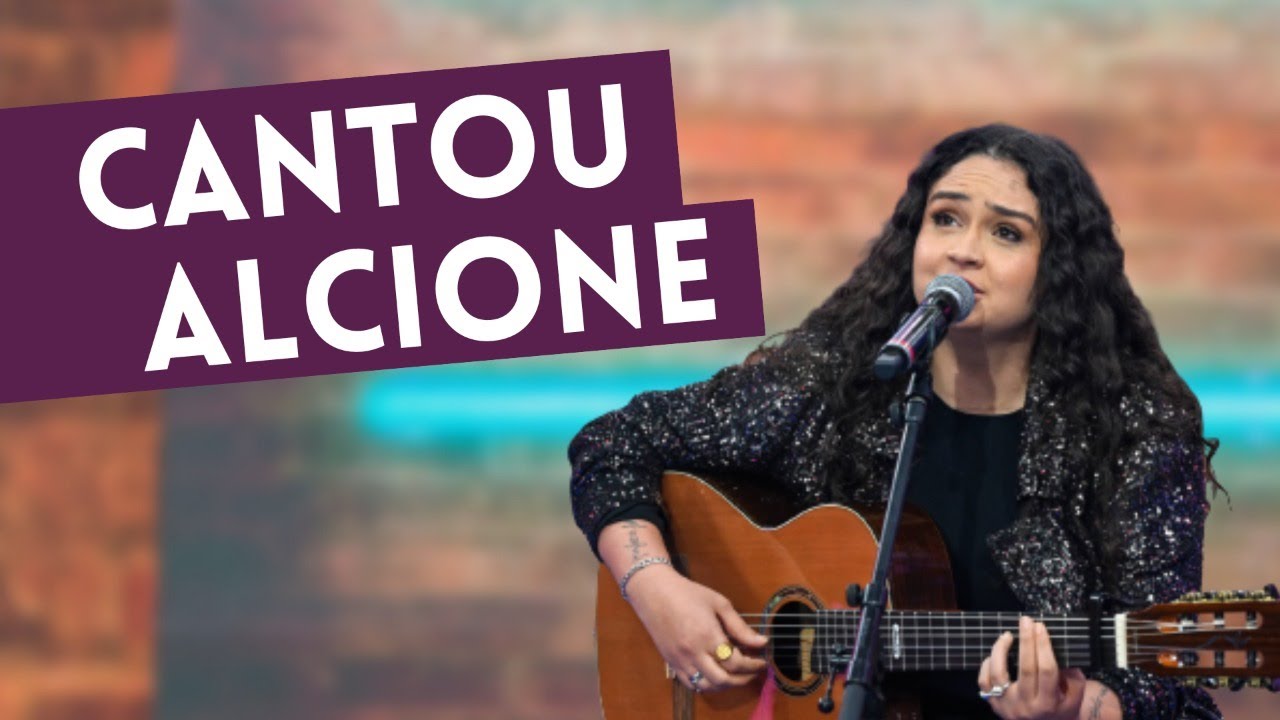 Luiza Martins canta Alcione no Faustão e impressiona auditório