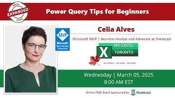 Excel Toronto Meetup - Power Query Tips for Beginners- Celia Alves