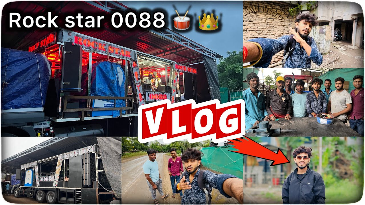 Vlog by 😎Girish New 🔥Rock star band 0088 shirasmani and 0078 💫Chandawad पूर्ण vlog बघा मित्रांनो👑