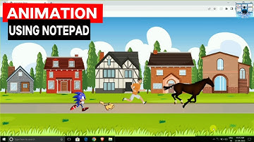 Simple Animation Movie in Html Page using Notepad | Animation in Html | Html Animation