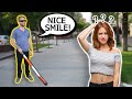 Blind Guy Compliments People's Outfits