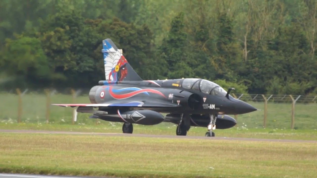 3 Dassault Mirage 2000N & 2 Dassault Rafale C French Air Force departure at RIAT 2016 AirShow