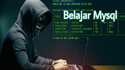 Belajar Dasar-Dasar Mysql dengan CMD bagi pemula 2017