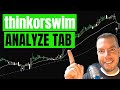 How to use the ThinkorSwim Analyze Tab