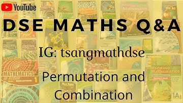 同學問這條 Permutation and Combination mc 題目
