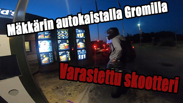 Löydettiin varastettu skootteri || Allrightin miitissä pyörimistä
