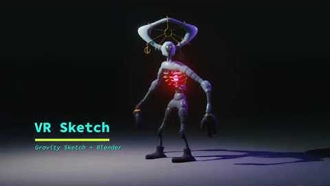 Character Concept - gravity sketch + blender