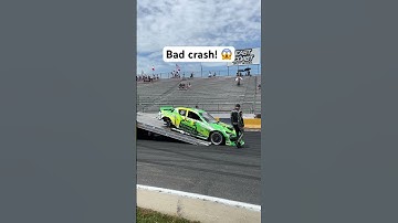 The aftermath of KYLE MOHAN’S crash! Formula Drift! #ignitionspeed #cars #jdm #shorts #short #crash