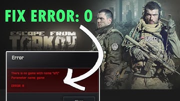 Repareer Escape from Tarkov-fout 0 Er is geen spel met de naam "eft"