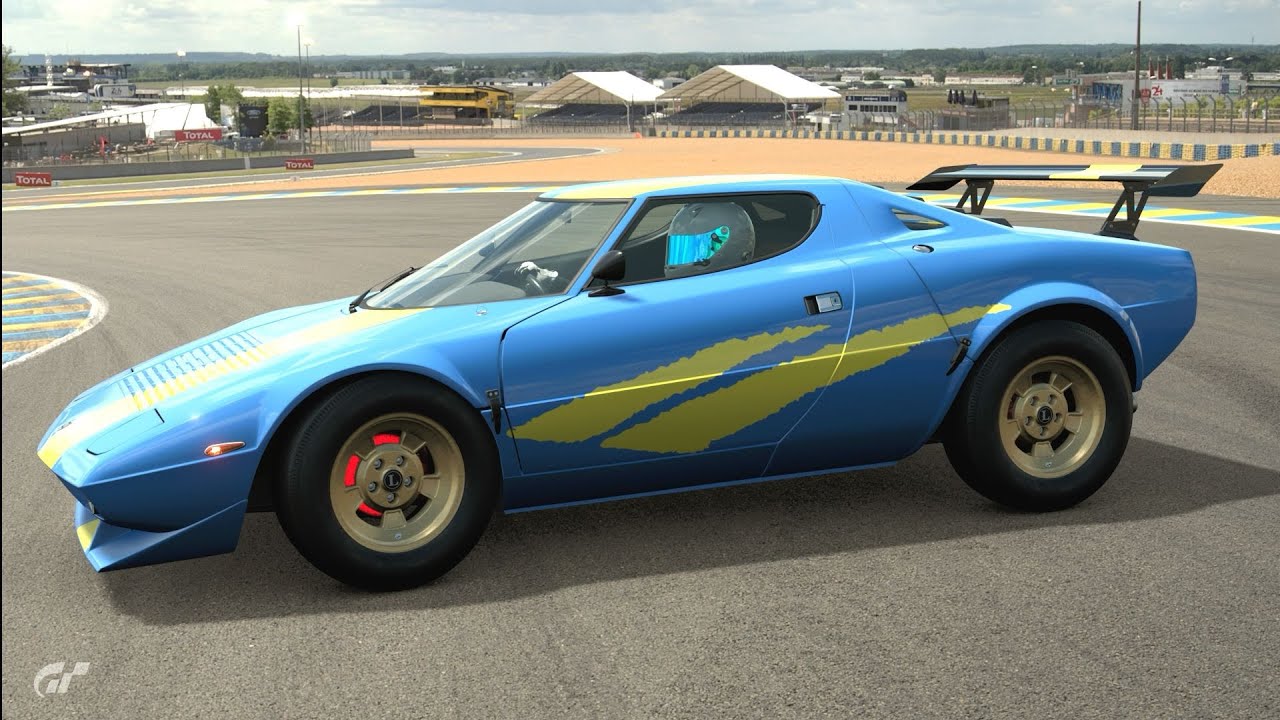 Lancia Stratos '73 on Le Mans 24 Gran Turismo 7, PS4, GT7 - YouTube
