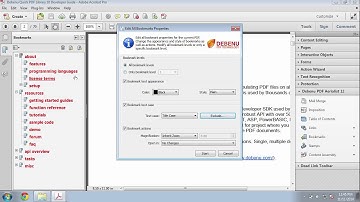 Batch edit all PDF bookmark properties