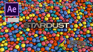 Stardust Physics 3D Title Reveal - After Effects Tutorial