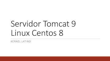 Instalación y configuración paso a paso Tomcat Linux Centos 8 | Tutorial para novatos | Español