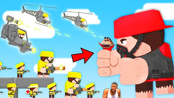 SHINCHAN and CHOP Playing CLONE ARMIES to Build CRAZY ARMY CLONES | NOOB vs PRO vs HACKER