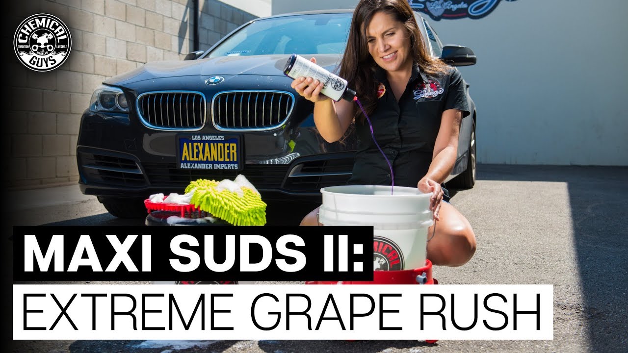 detailing logo Maxi Suds II Extreme Grape Rush - Chemical Guys Car Care