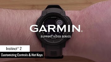 Support: Customizing Controls & Hot Keys on the Instinct® 2