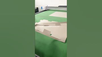Cardboard Paperboard Oscillating Knife CNC Cutting Machine