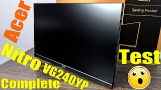 Acer nitro vg240yp 144hz full hd 1080p ips gaming monitor complete
test g sync, freesync, settings, gameplay, picture quality in this
video watch te...