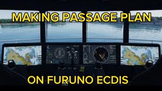 How To Make Passage Plan On The Furuno ECDIS