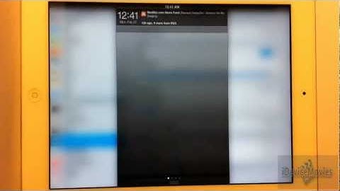 Best iPad Jailbreak Tweaks: BlurriedNCBackground - Customizable Blurry Notification Center BG For iO