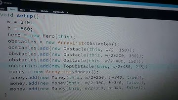 Hero Game in Processing. Simon