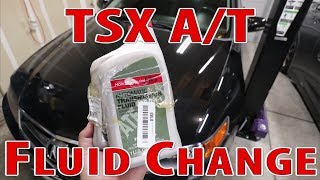 Match Highlights Acura TSX Automatic Transmission Fluid Change