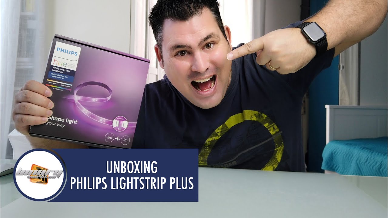 Philips Hue Lightstrip Plus Tira LED RGB con Alimentador 2m