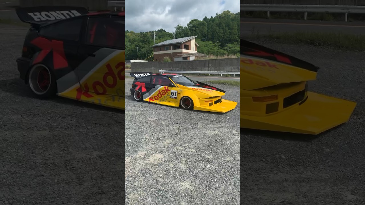 世界に1台🚗街道レーサー仕様CR-Xがかっけ〜🤩 #街道レーサー