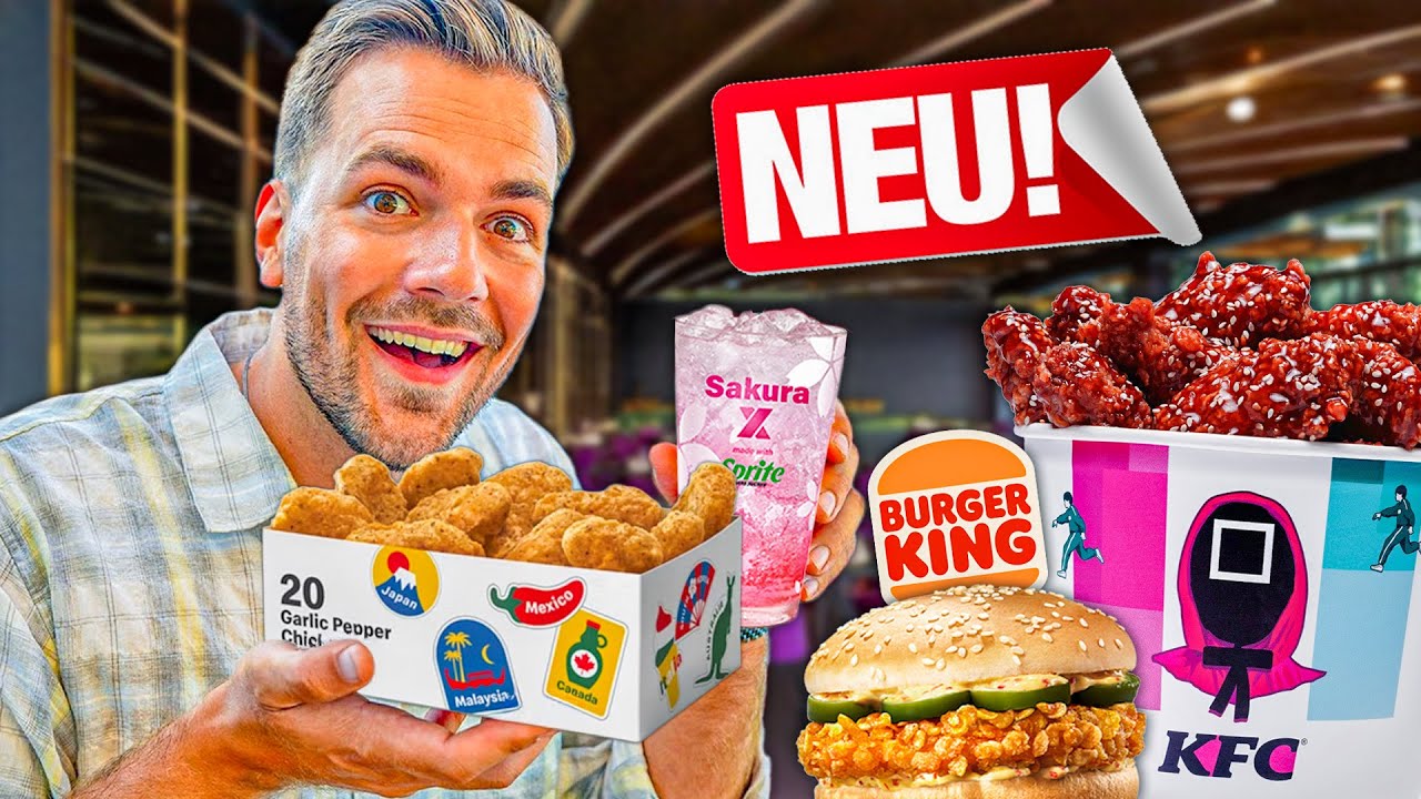 Ich teste ALLE FASTFOOD NEUHEITEN 🤤😍