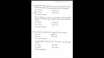 TNPSC ASI 2023 General paper Maths KEY part 4