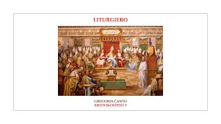 Liturgiero — Kredokonfeso 3 — Gregoria ĉanto
