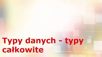 Kurs SQL. Zapytania.  Egzamin 70-461. Typy liczb całkowitych