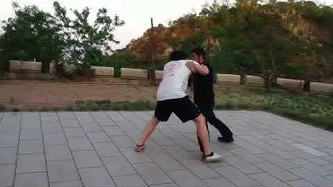 Master Chen Zhonghua teaching push hand Daqingshan Mountain Shandong