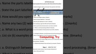 Bece Computing Questions