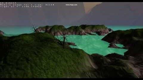 Graphics for Games, OpenGL Scene, Newcastle University Msc