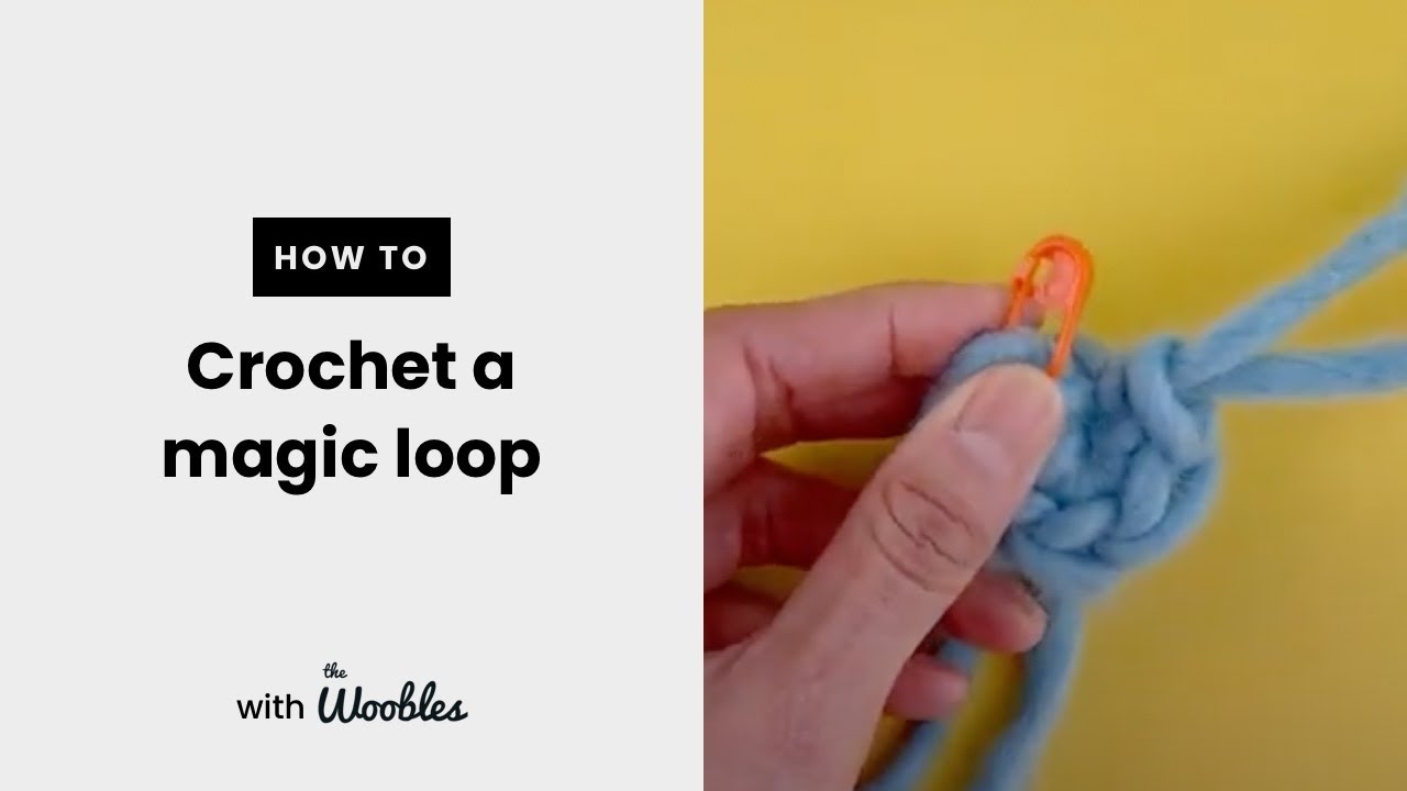 How to crochet the magic ring 