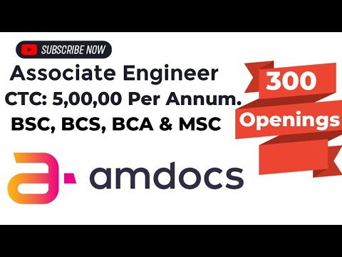 Amdocs Recruitment 2022 Explained || 300 Opening || 5 LPA Salary ?