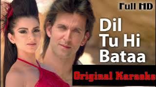 Dil Tu Hi Bataa || Full Original Karaoke || Krrish 3 || Hrithik Roshan, Kangana Ranaut ||