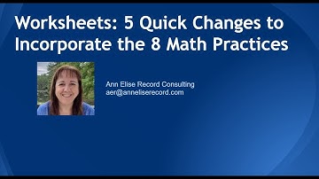 Worksheet Improvements