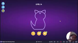 trying my first time doing one line game puzzle screenshot 5
